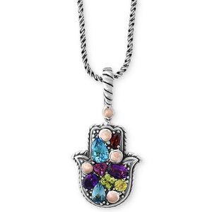 EFFY Hamsa Balissima Multi Gemstone Necklace